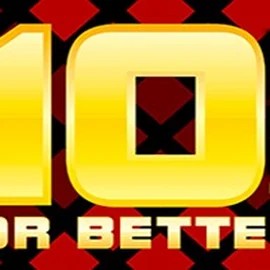 10s or Better slot logo by 1x2gaming at Foxygold Casino