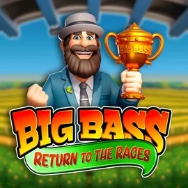 Big Bass Return to the Races logo – Slots by Pragmatic Play at Foxygold Casino