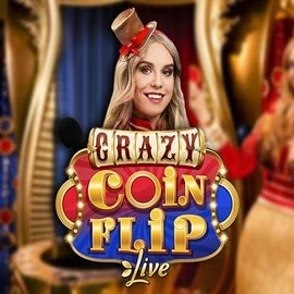 Enjoy Crazy Coin Flip by Evolution – logo hosted on foxygoldapp.com