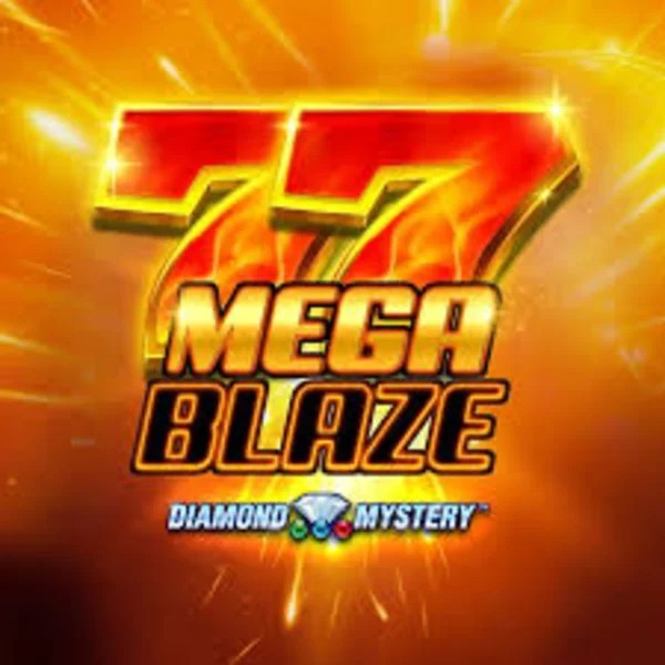 Diamond Mystery Mega Blaze slot logo by Greentube at Foxygold Casino