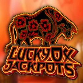 Official Jackpots logo: Lucky Ox Jackpots by Rival at Foxygold Casino
