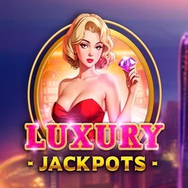 Luxury Jackpots logo by Triple Cherry at Foxygold Casino