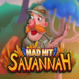 Mad Hit Savannah game by RubyPlay – logo hosted on Foxygold Casino