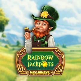 Rainbow Jackpots Megaways casino game by Red Tiger Gaming – featured logo at Foxygold Casino