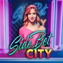 Side Bet City online game logo by Evolution on foxygoldapp.com