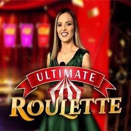 Ultimate Roulette slot logo by Ezugi at Foxygold Casino